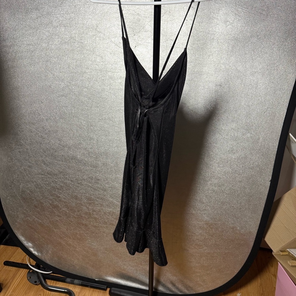 SHEIN Black Strappy Mini Dress - Picture 3 of 4